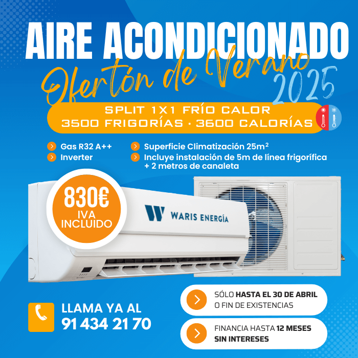 oferta aire acondicionado madrid rivas