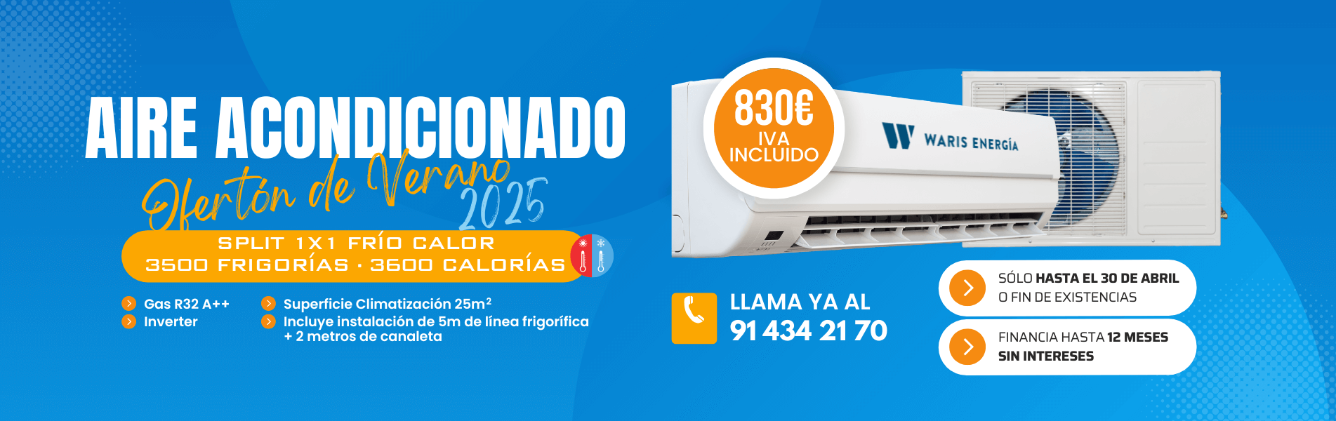 oferta aire acondicionado madrid rivas