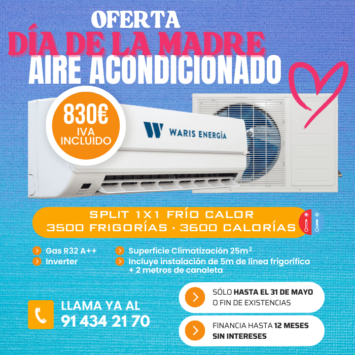 oferta aire acondicionado madrid rivas