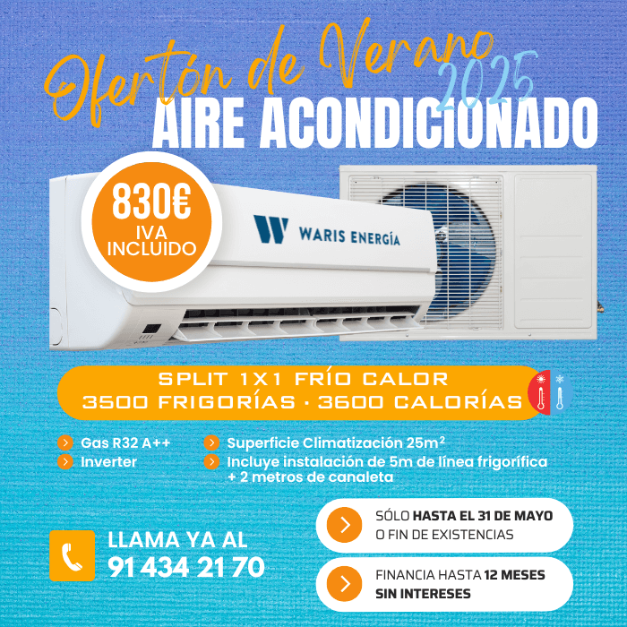 oferta aire acondicionado madrid rivas