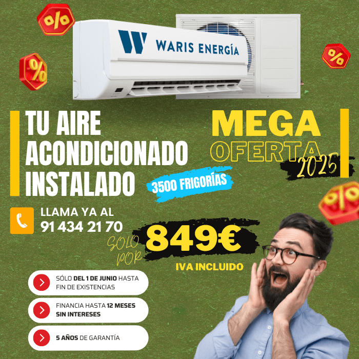 oferta aire acondicionado madrid rivas