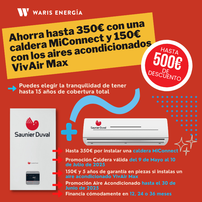oferta caldera y aire acondicionado saunier duval rivas