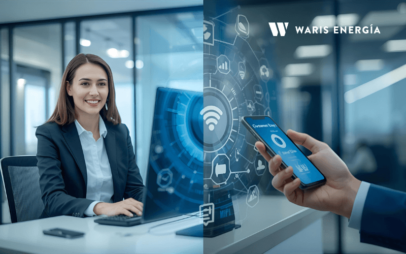 Servicio de atencion al cliente y gestion digital de Naturgy