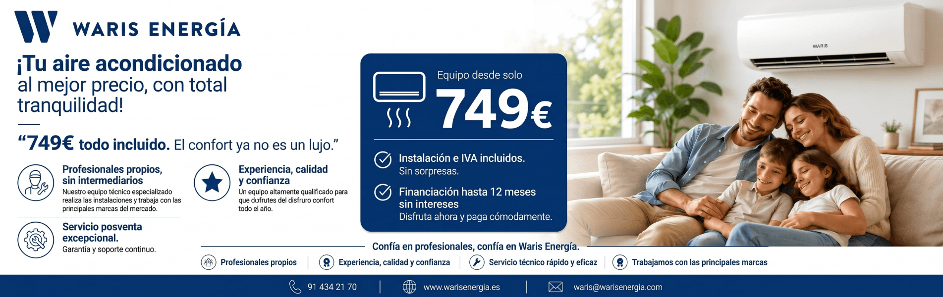 oferta aire acondicionado rivas madrid 2026