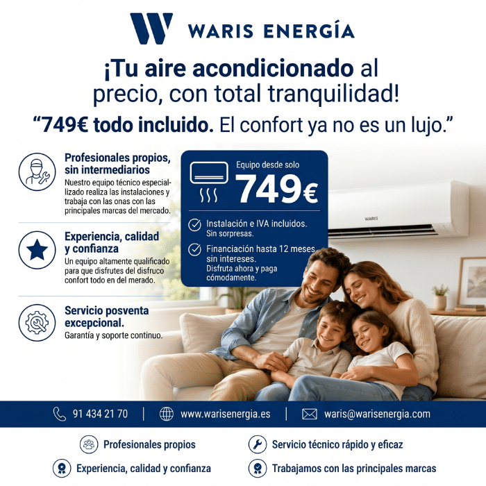 oferta aire acondicionado rivas madrid